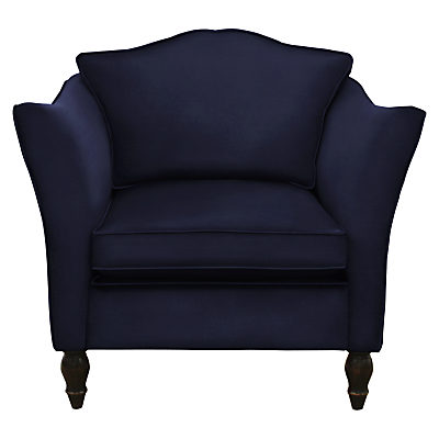 Duresta Vaughan Armchair, Umber Leg Harrow Velvet Navy Duresta Vaughan Armchair, Umber Leg Harrow Velvet Navy